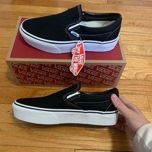 VANS Classic Slip On Platform Sneakers